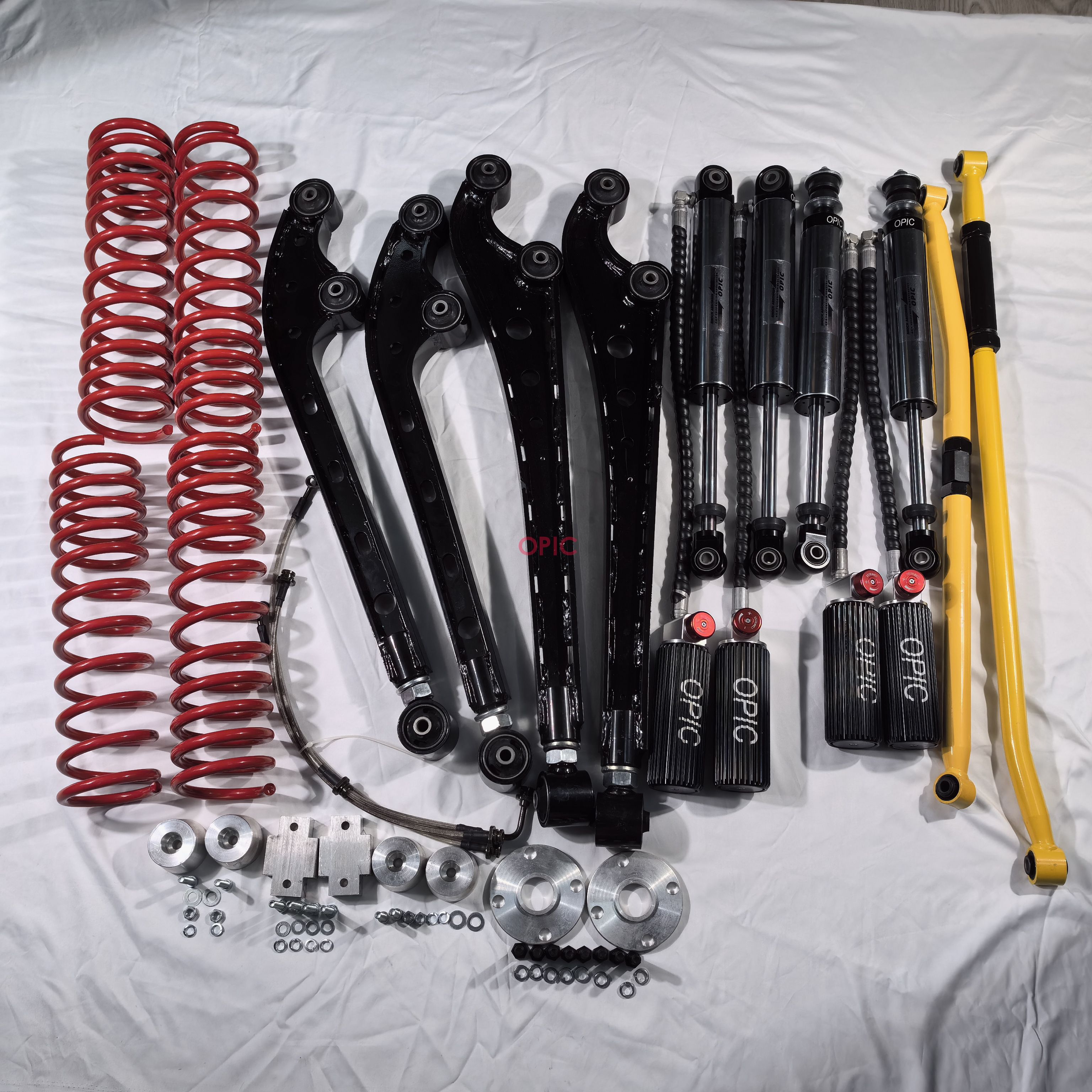 4x4 off road adjsutable shock absorber lifiting 3 kit for jimny 2023(图1)