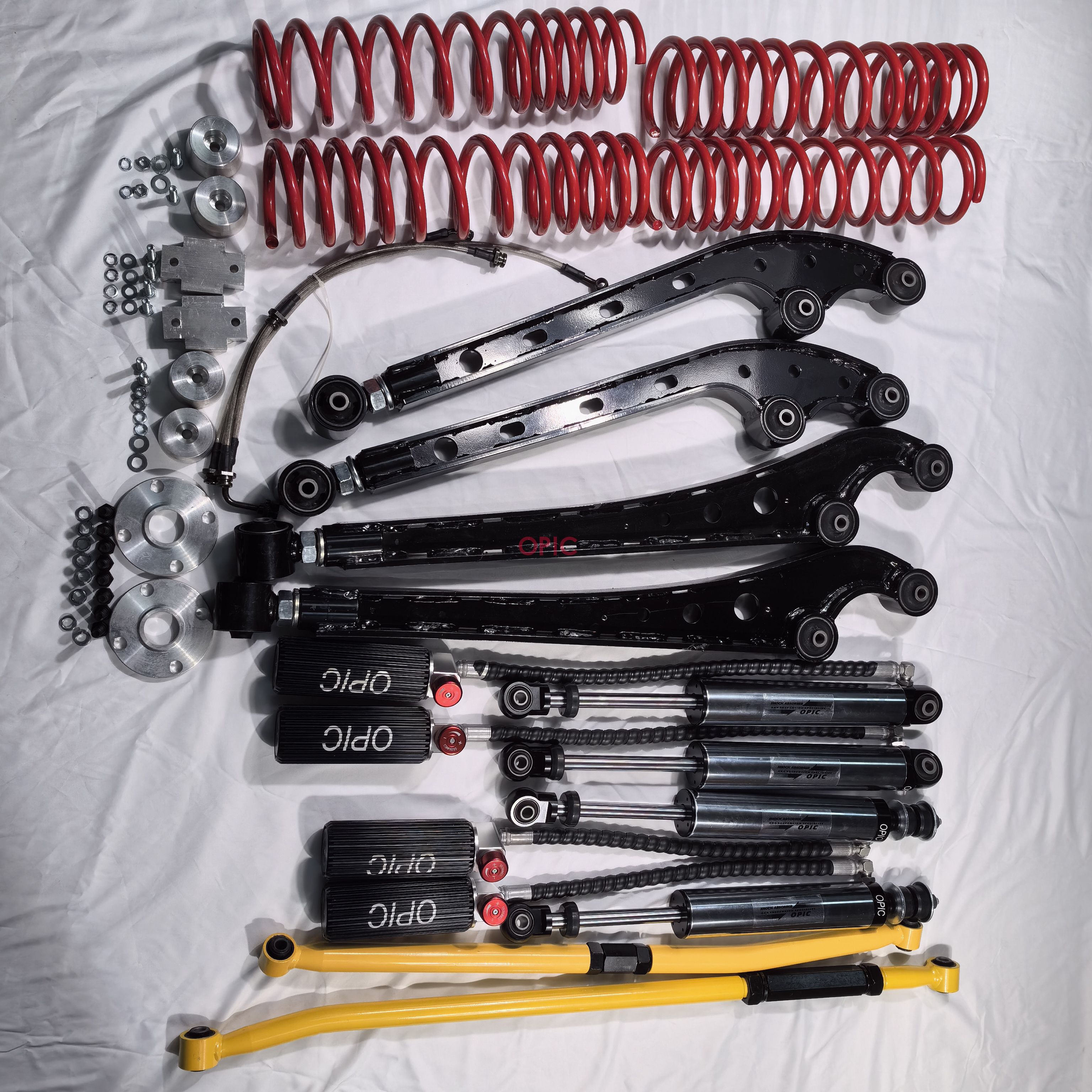 4x4 off road adjsutable shock absorber lifiting 3 kit for jimny 2023(图3)