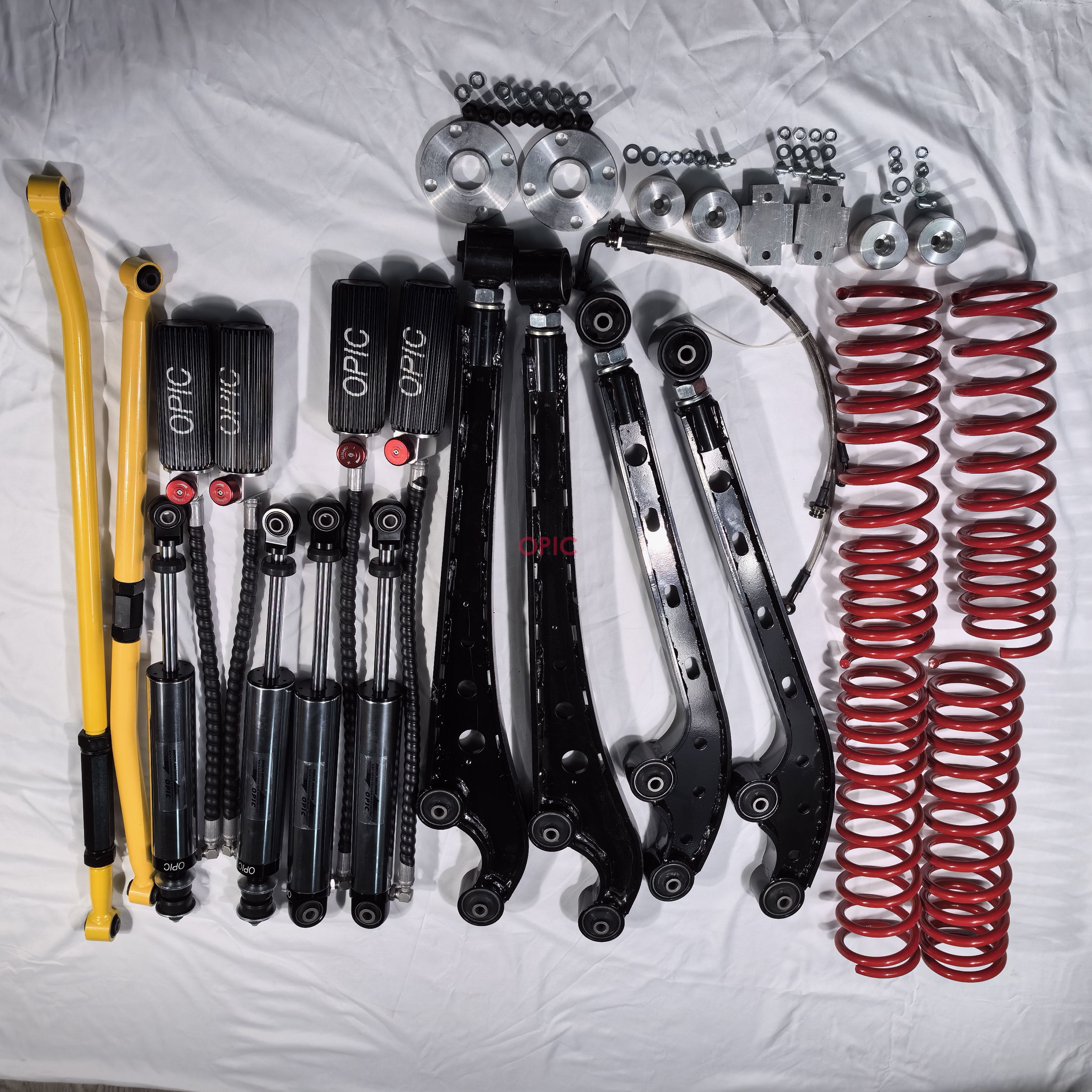 4x4 off road adjsutable shock absorber lifiting 3 kit for jimny 2023(图2)