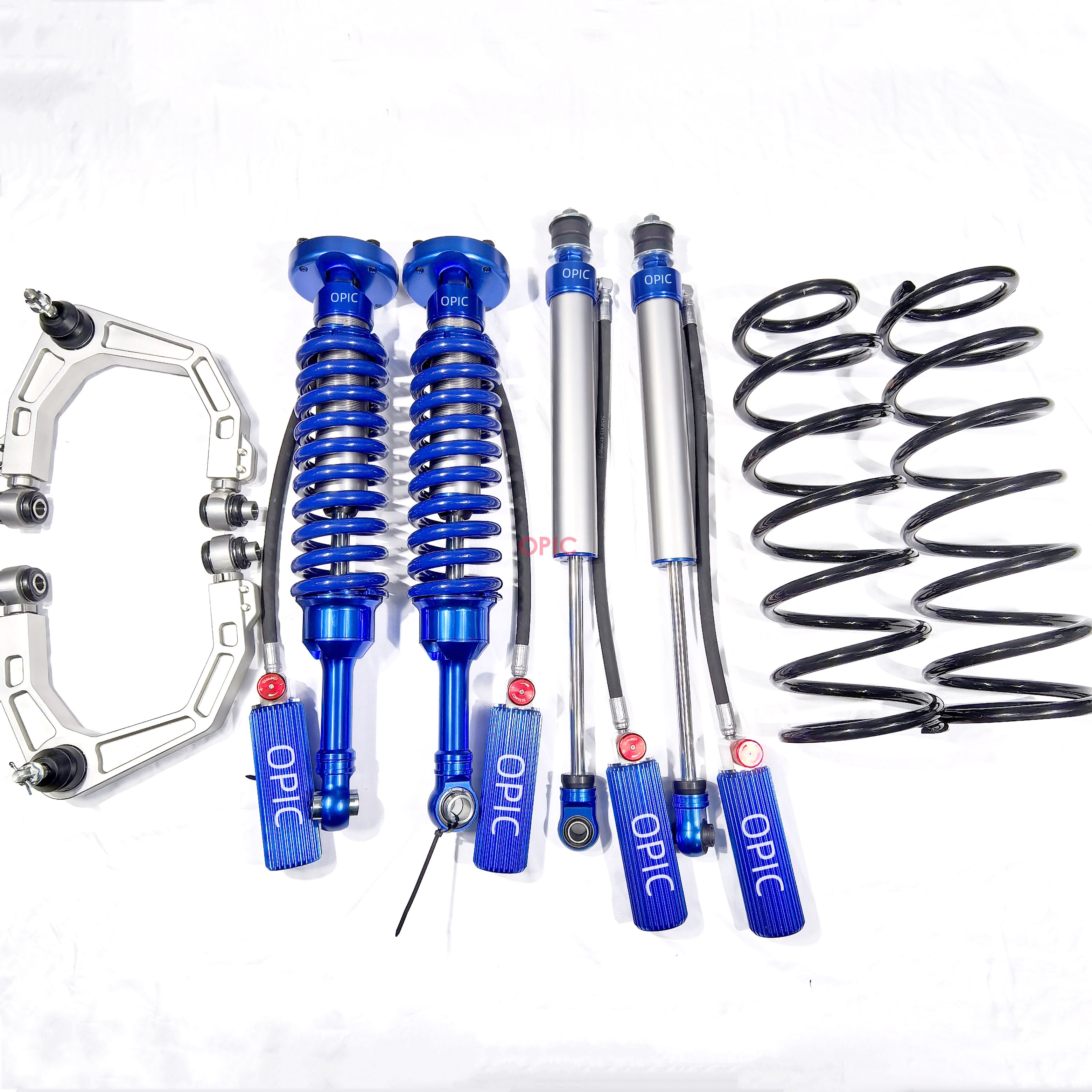 4x4 off road nitrogen adjustable shock absorber for toyota lc300 lifting 3.5inch (图4)